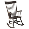 Black Wooden Rocking Chair S873