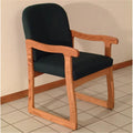 Medium Oak Wooden Guest Chair A129413