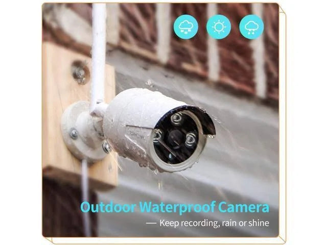1080p 8CH NVR Wireless Security Camera System O45876