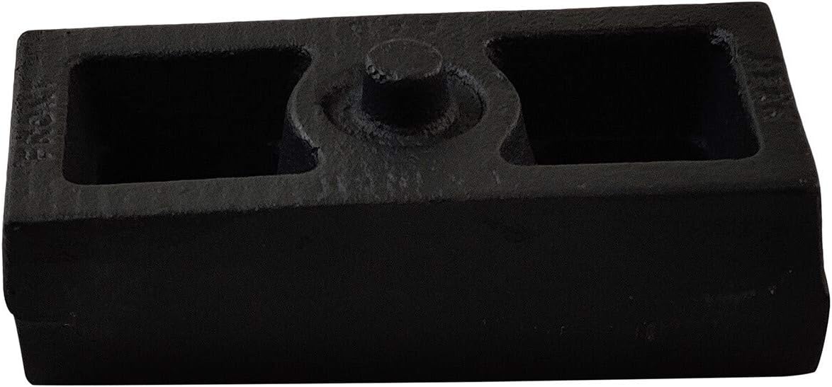 2 Rear Suspension Lift Solid Cast Iron Blocks with 11 Round Leaf Spring Axle U Bolts Q883