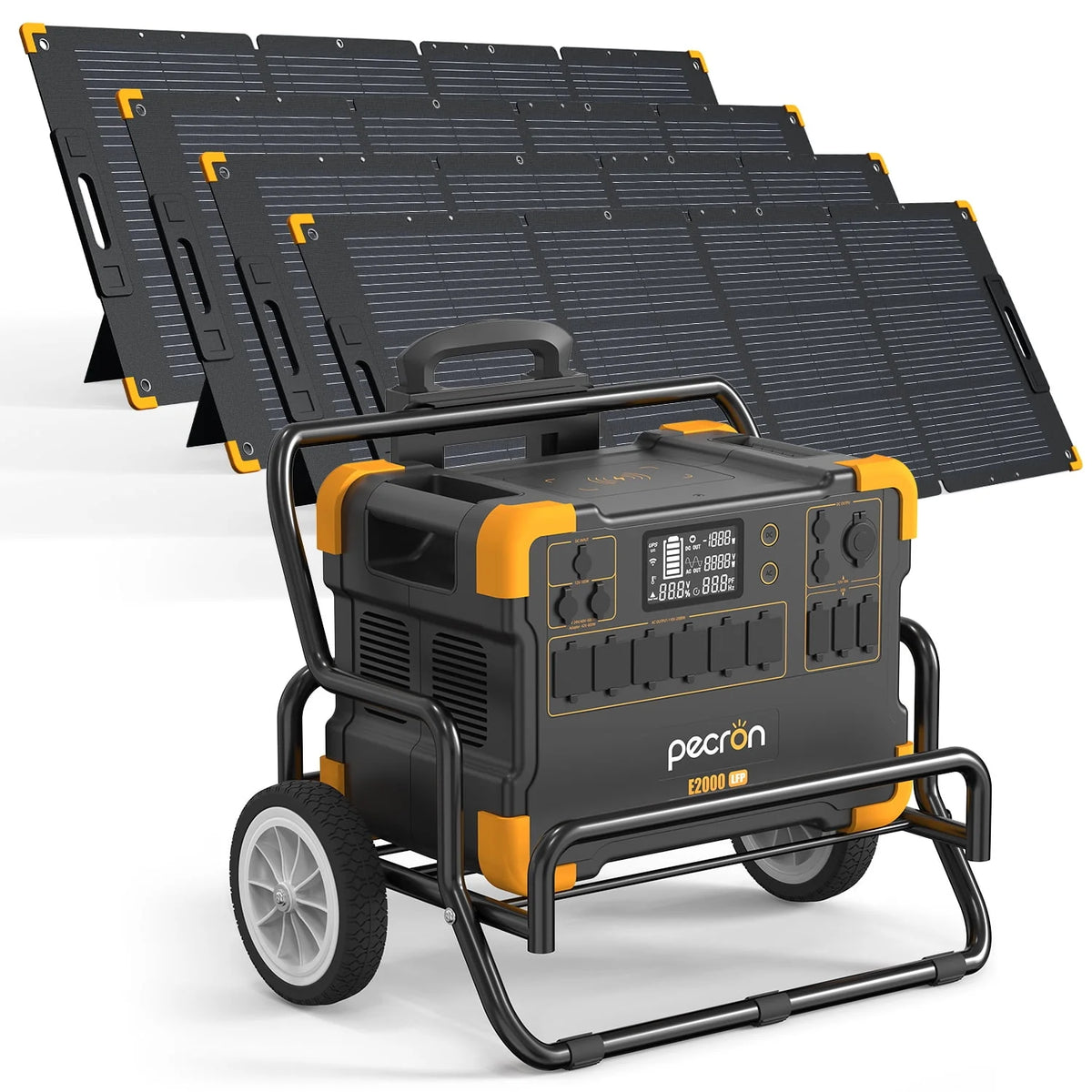 Portable Power Station 1920Wh 2000W with Solar Panels O80193