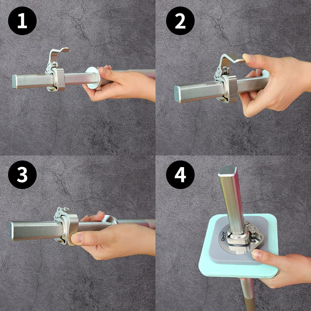 Adjustable Wall Mount Dumbbell & Barbell Set H8653