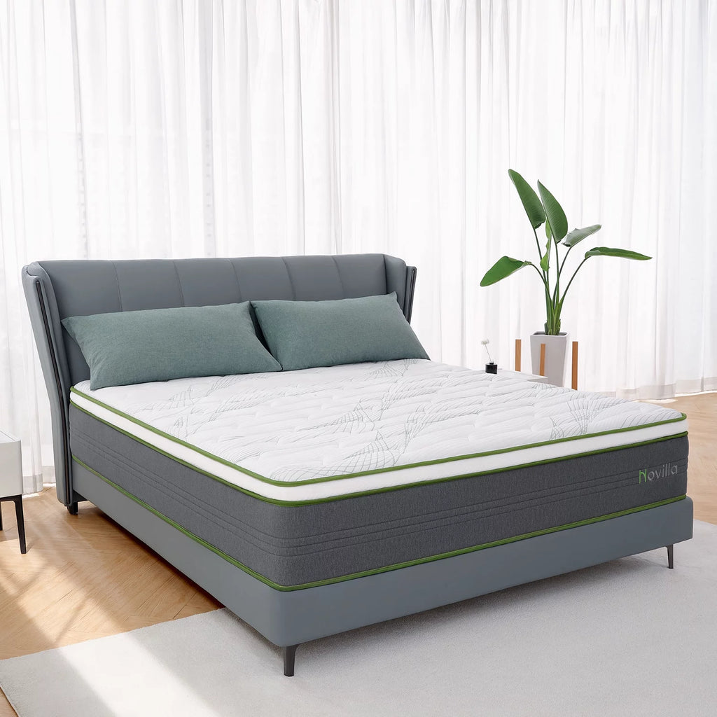 Memory Foam Pocket Spring Hybrid Mattress Queen Size Y661420