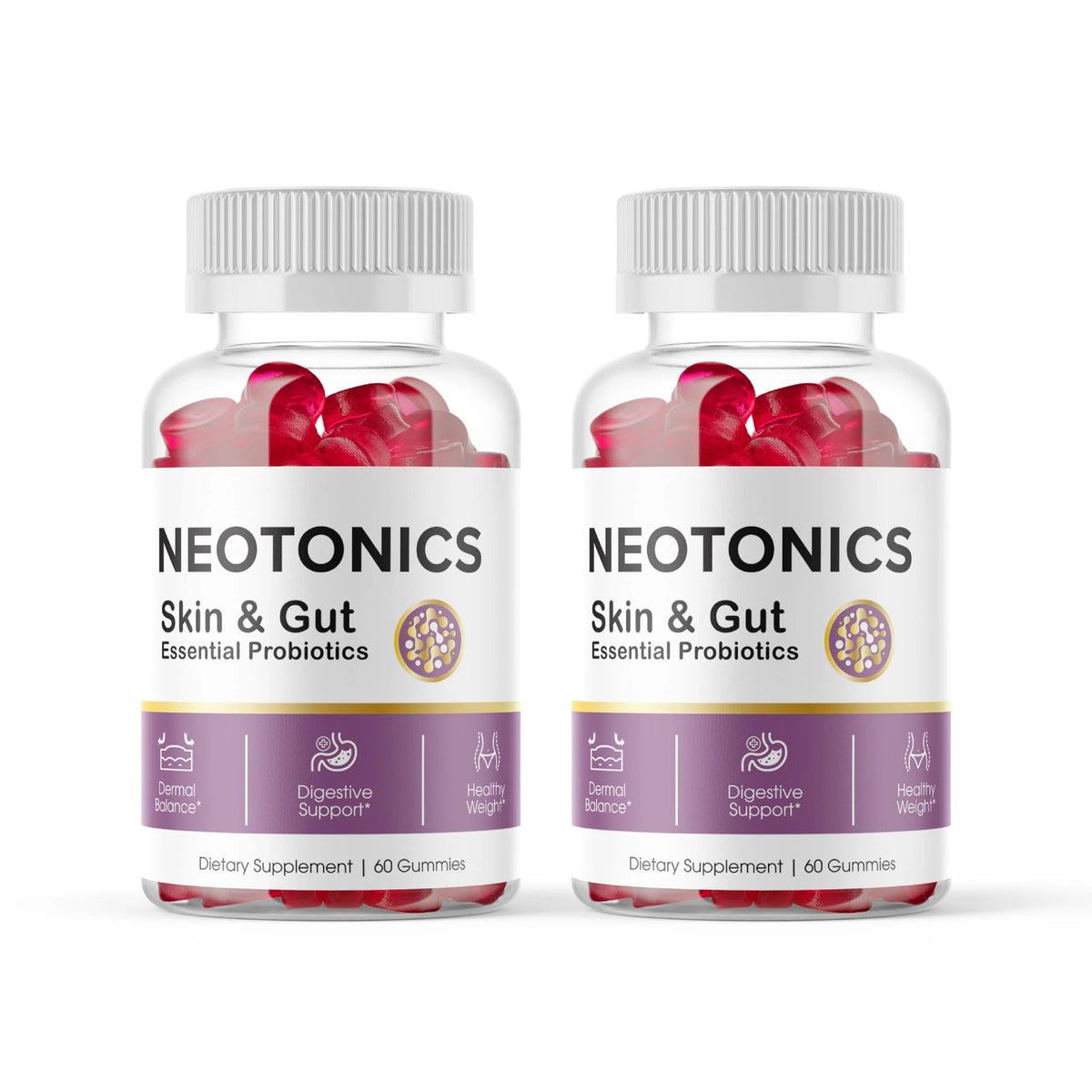 2 Pack Skin and Gut Gummies 120ct T214954