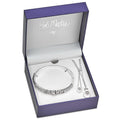 Cubic Bangle and Matching Necklace Set Q351