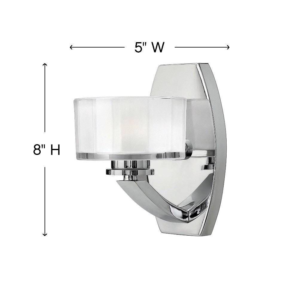 Chrome 1 Light Bath U815