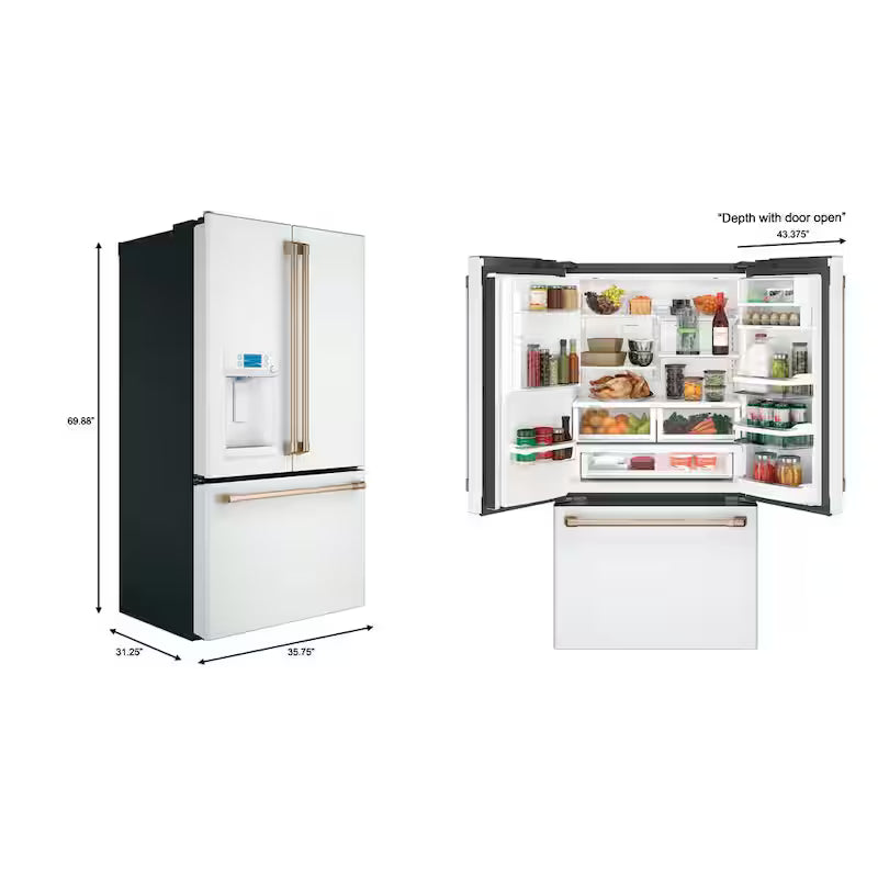 22.2 cu. ft. Smart French Door Refrigerator with Hot Water Dispenser U979