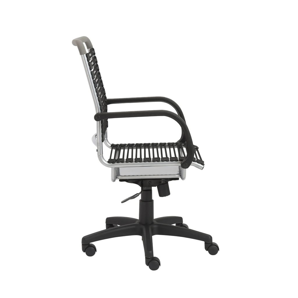 High Back Office Chair with Fixed Arm F624
