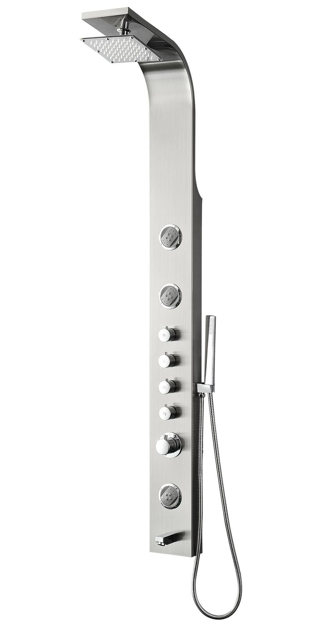 Stainless Steel Thermostatic Shower Massage Panel Q577134