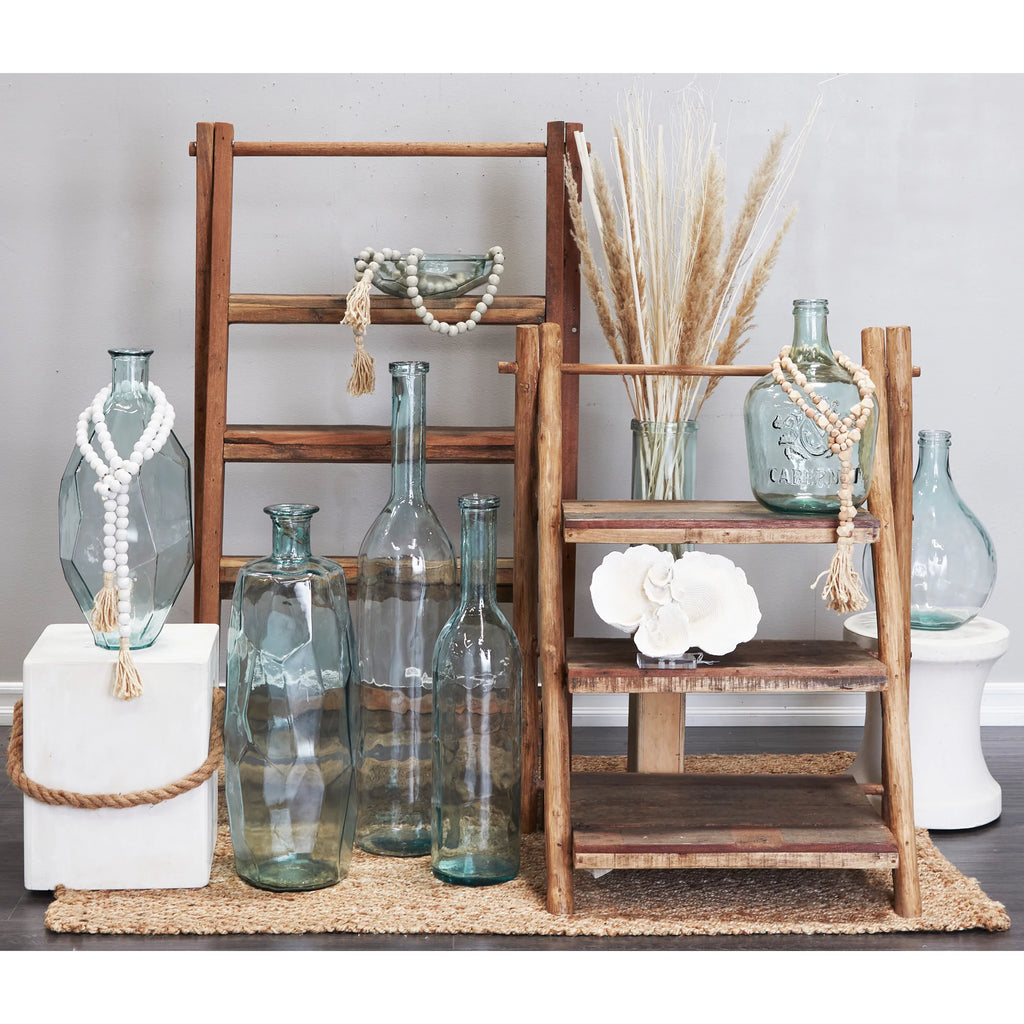 White Fiberclay Outdoor Accent Table O437