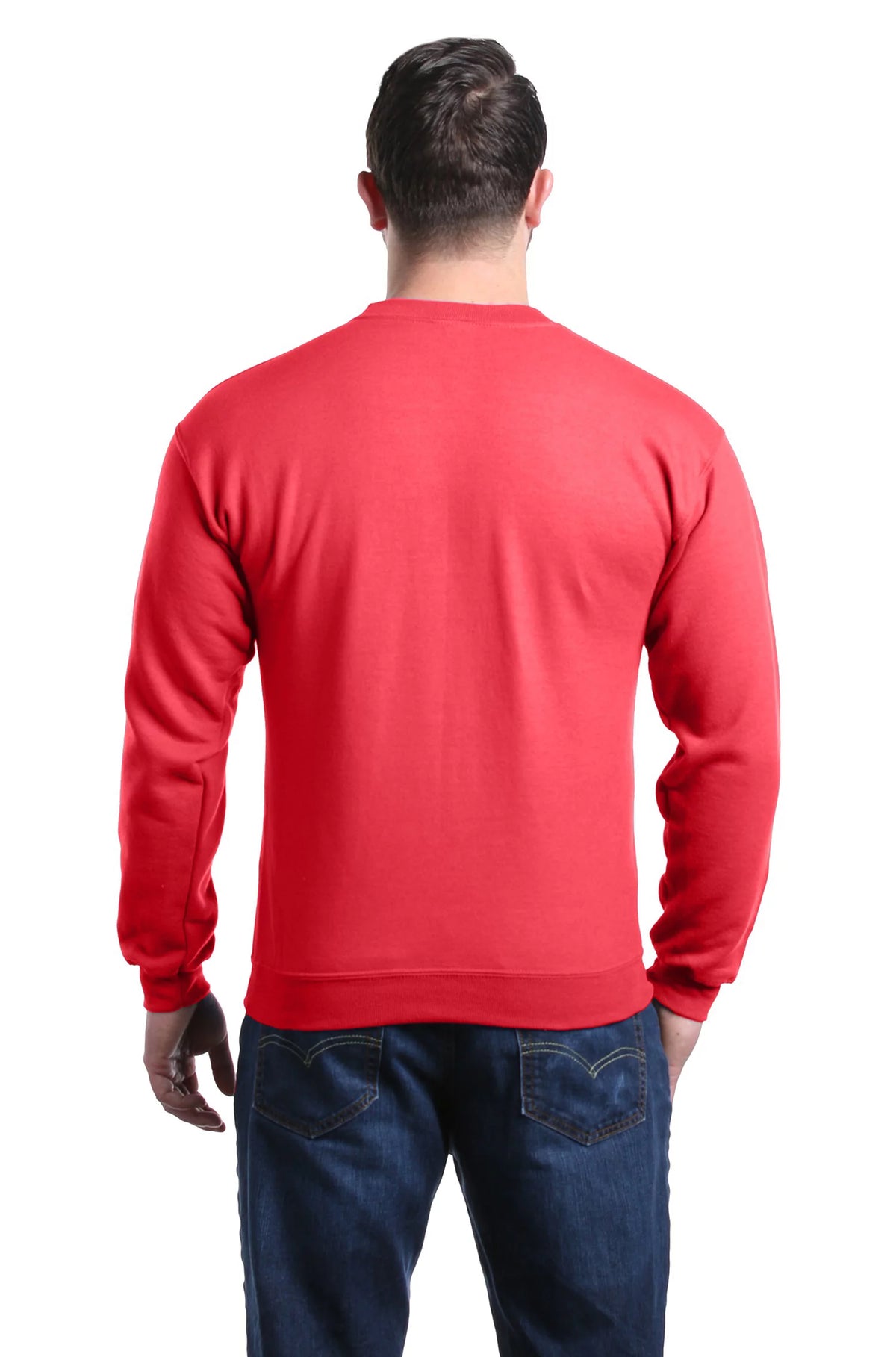 Men's Christmas Crewneck Sweatshirt Small Red K500703