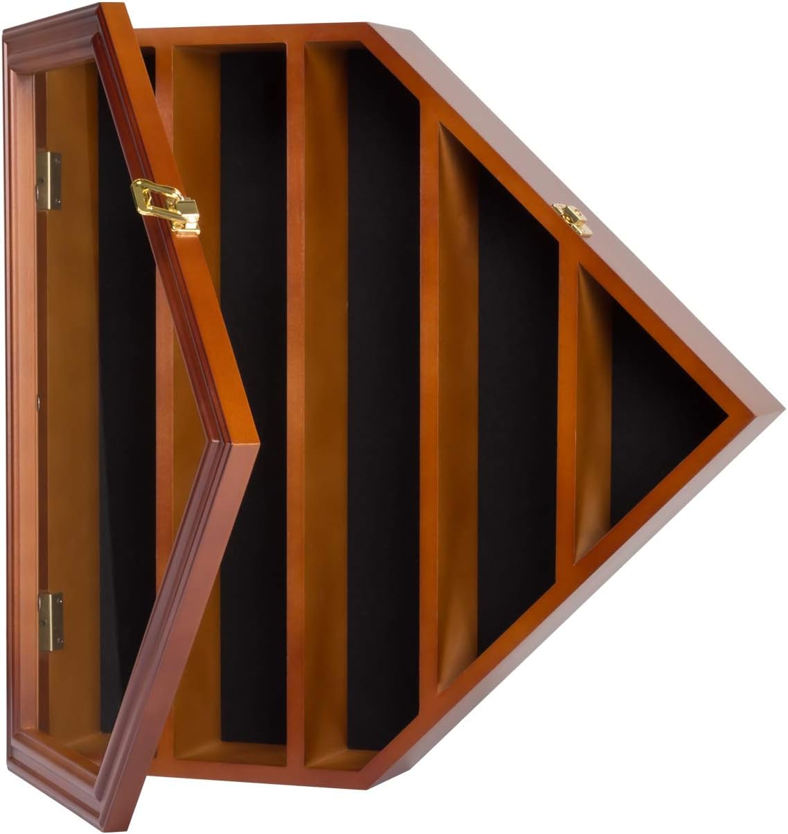 21 Baseball Ball Display Case Cabinet Wall Rack with Lockable M30626