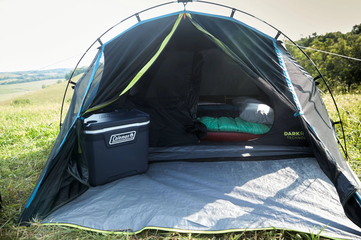 4-Person Dark Room Dome Camping Tent with Screen Room J5862