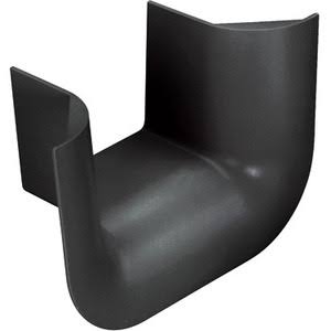 Black ABS Plastic Cable Raceway Trumpet U6661