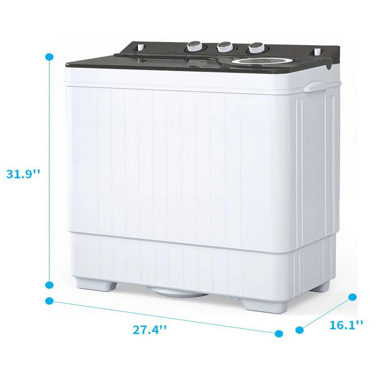 Portable 26lbs Washing Machine with Drain Pump L95539