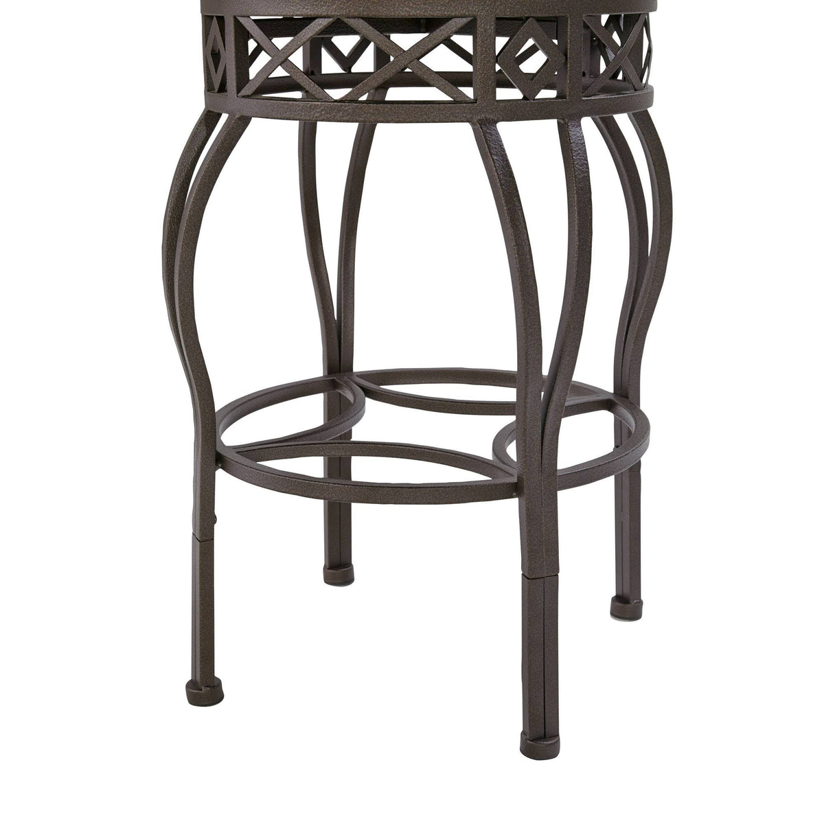 Brown Metal Frame Barstool K97242