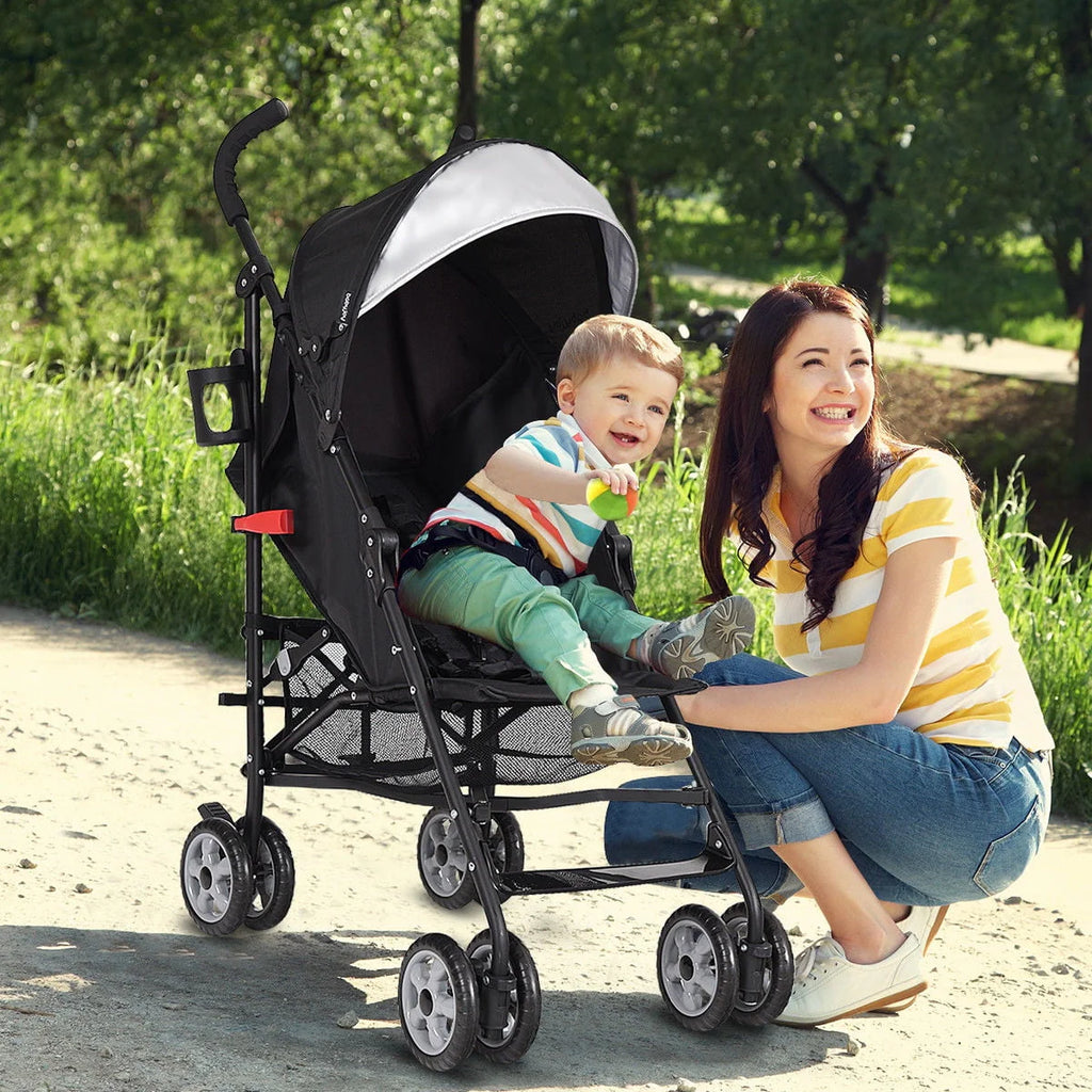 Folding Umbrella Stroller With Storage Basket J5390
