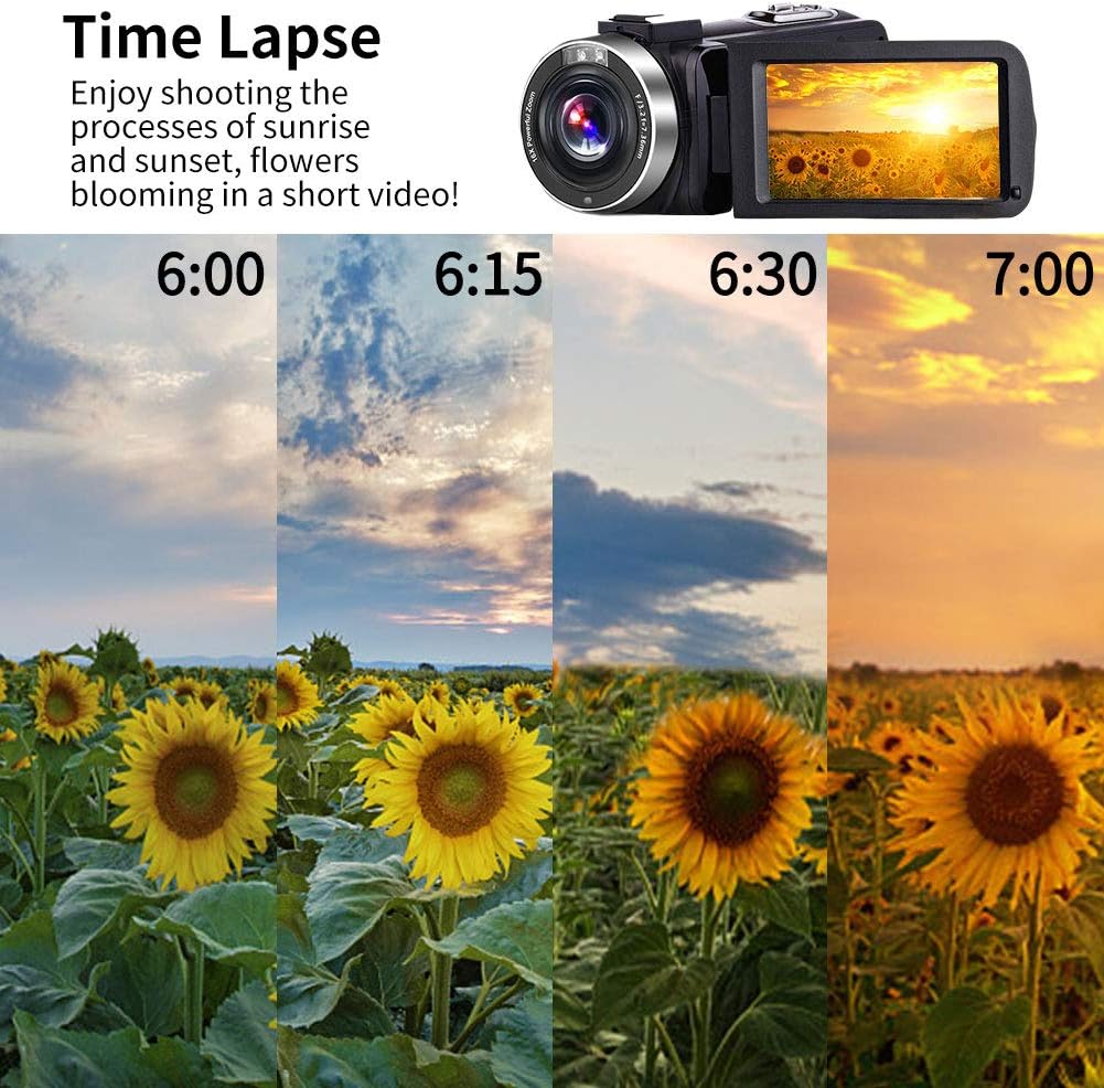 2.7K Full HD 30FPS Vlogging Camera with Microphone & Remote V57957