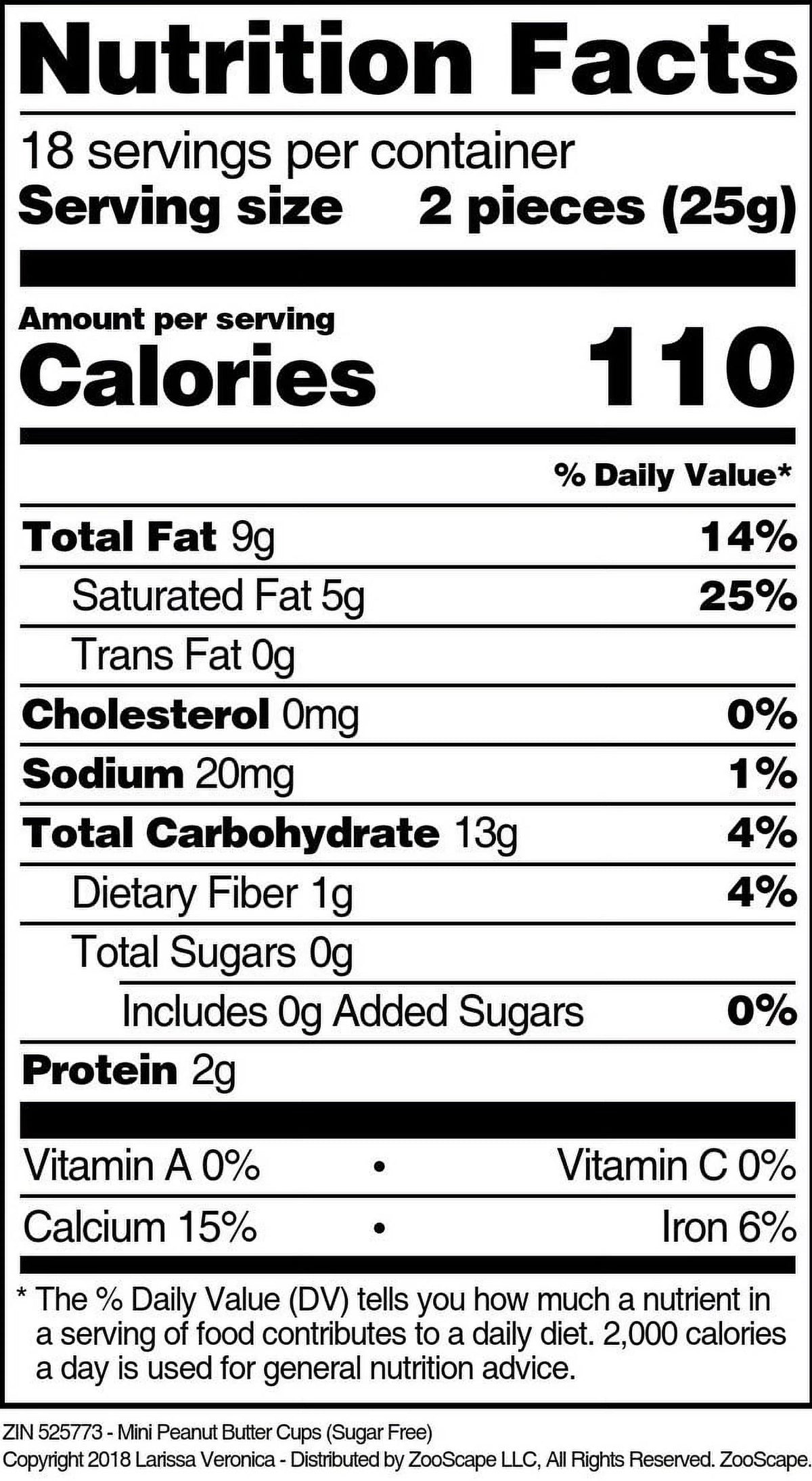 Sugar Free Mini Peanut Butter Cups 16 oz 2-Pack W689096
