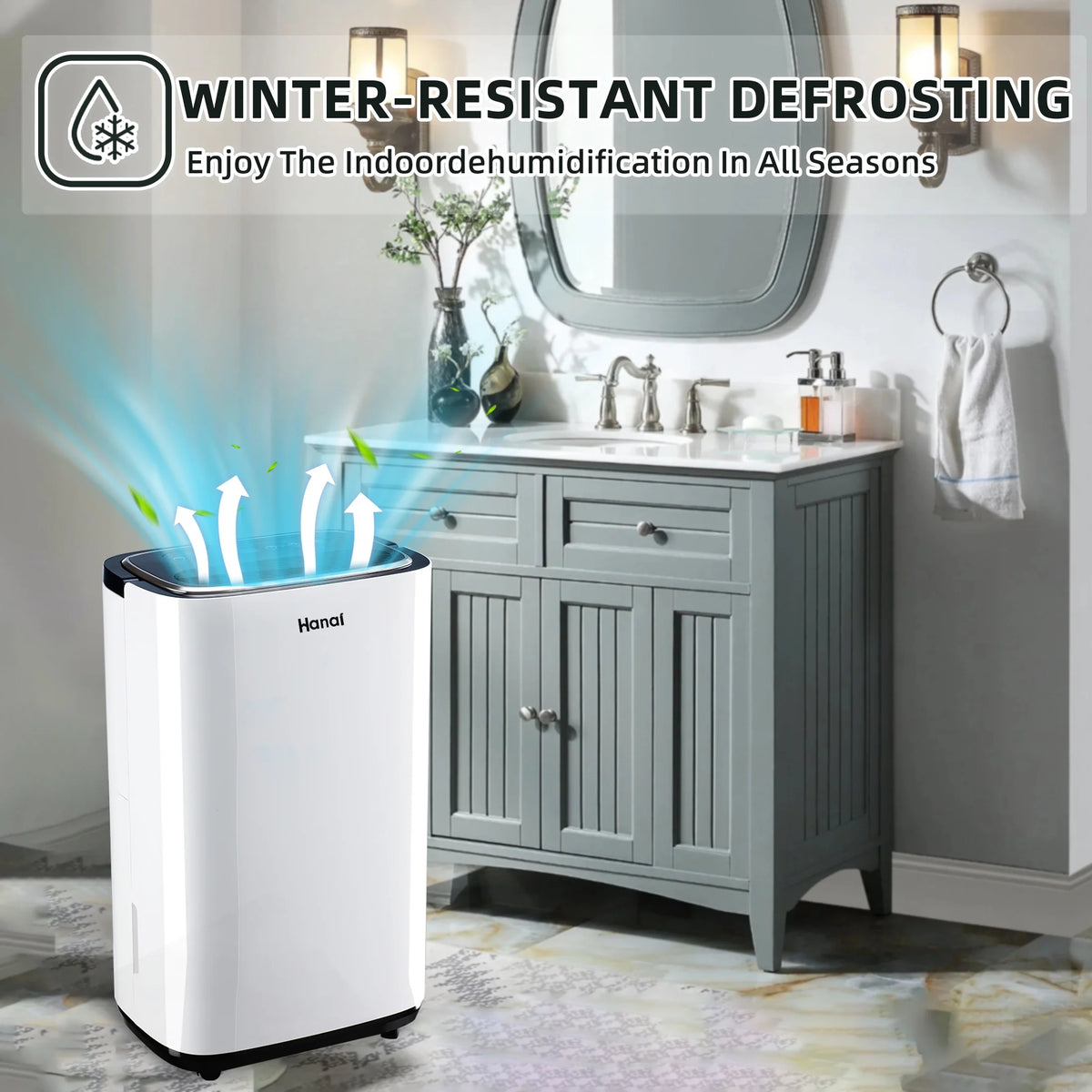 30 Pints Dehumidifier with Drain Hose G129