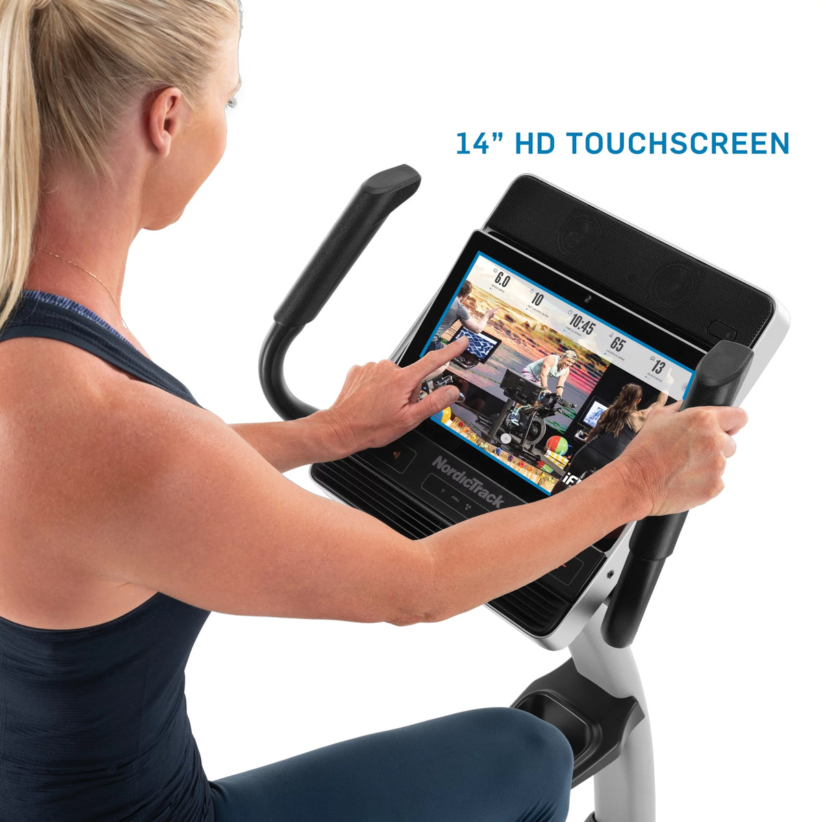 Recumbent Exercise Bike with 14” Touchscreen L79057