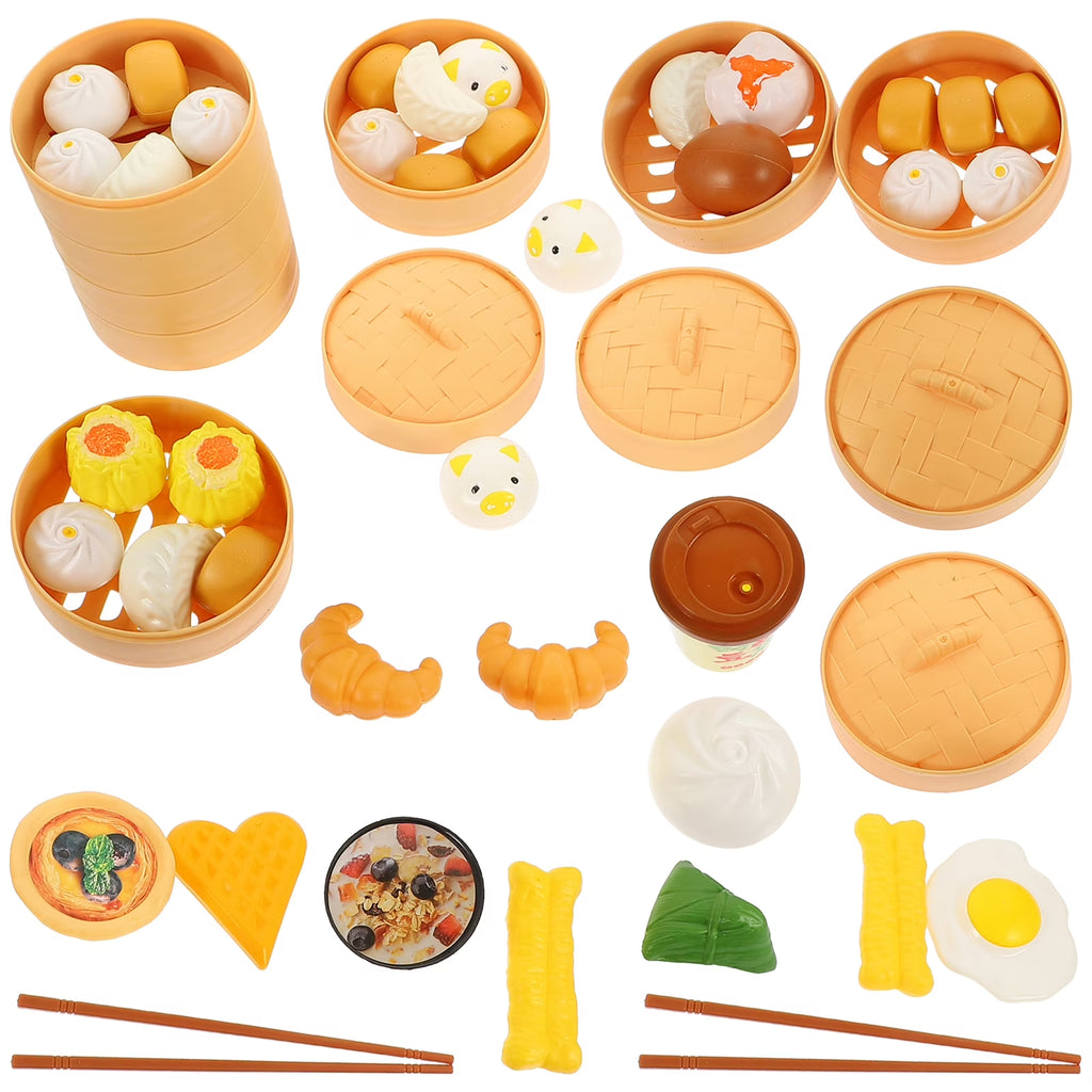 3 Sets/51pcs Kid Cooking Toys Kitchen Toys I636005