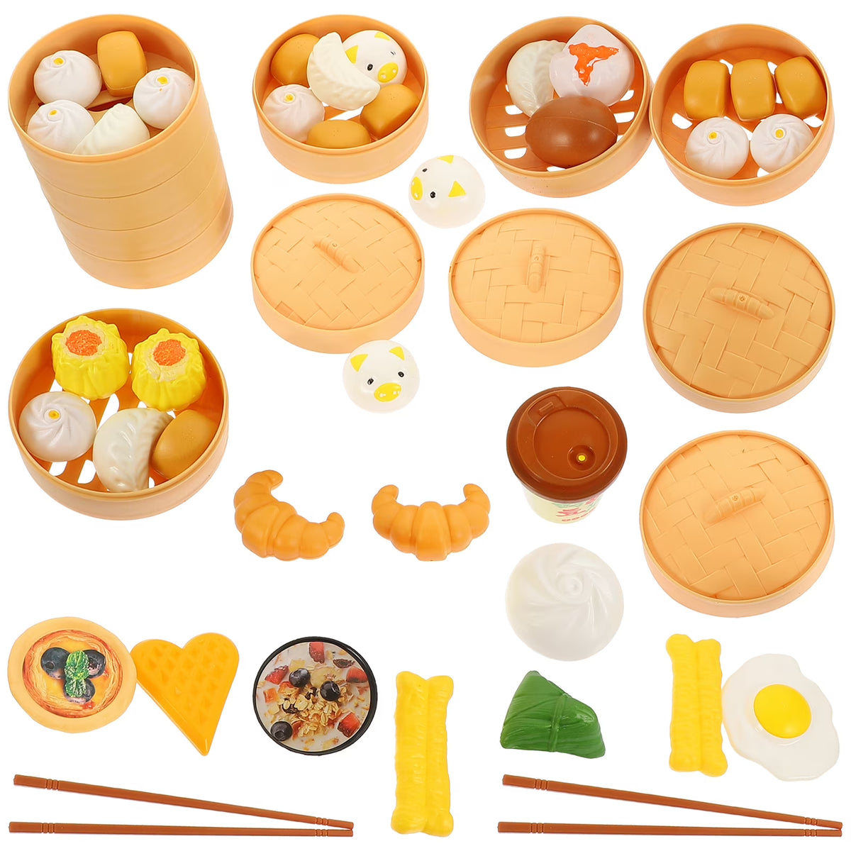 3 Sets/51pcs Kid Cooking Toys Kitchen Toys I636005