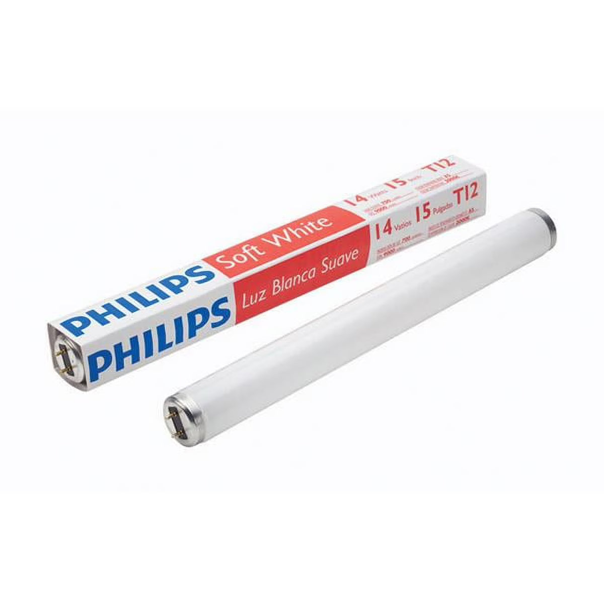 14W T12 1.5 Dia. x 15 in. Soft White Fluorescent Bulb Linear, 700 Lumens - Pack of 6 Q62366