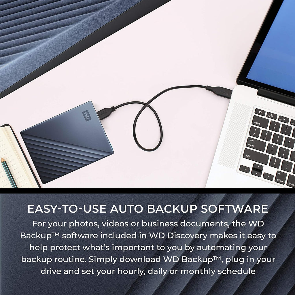 2TB My Passport Ultra USB 3.0 Type-C Slim Portable External Hard Drive B798079