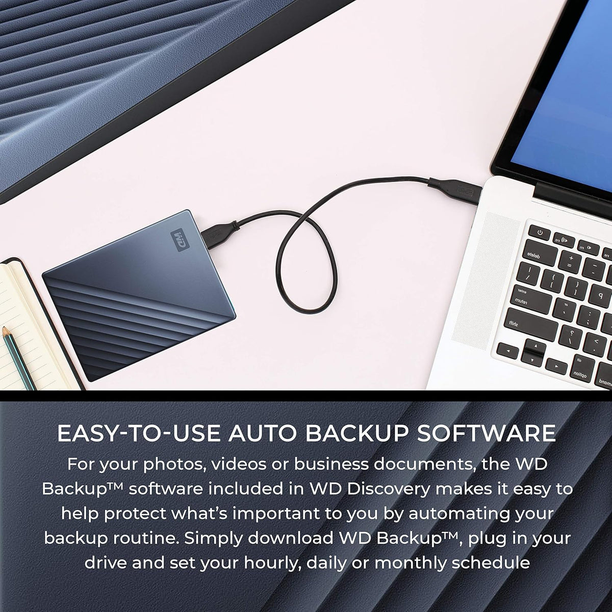 2TB My Passport Ultra USB 3.0 Type-C Slim Portable External Hard Drive B798079