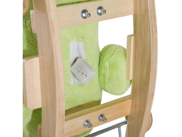 2-in-1 Plush Dinosaur Kids Ride on Cart Rocking Horse Toy D5129
