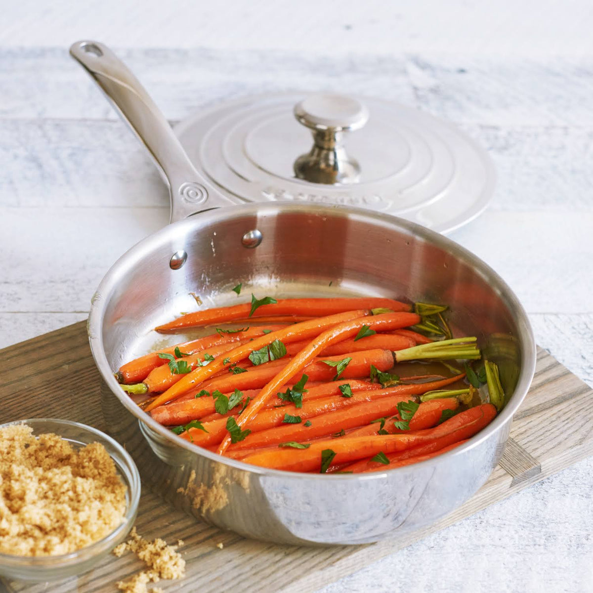 4.5-Quart Stainless Steel Saute Pan with Lid R699