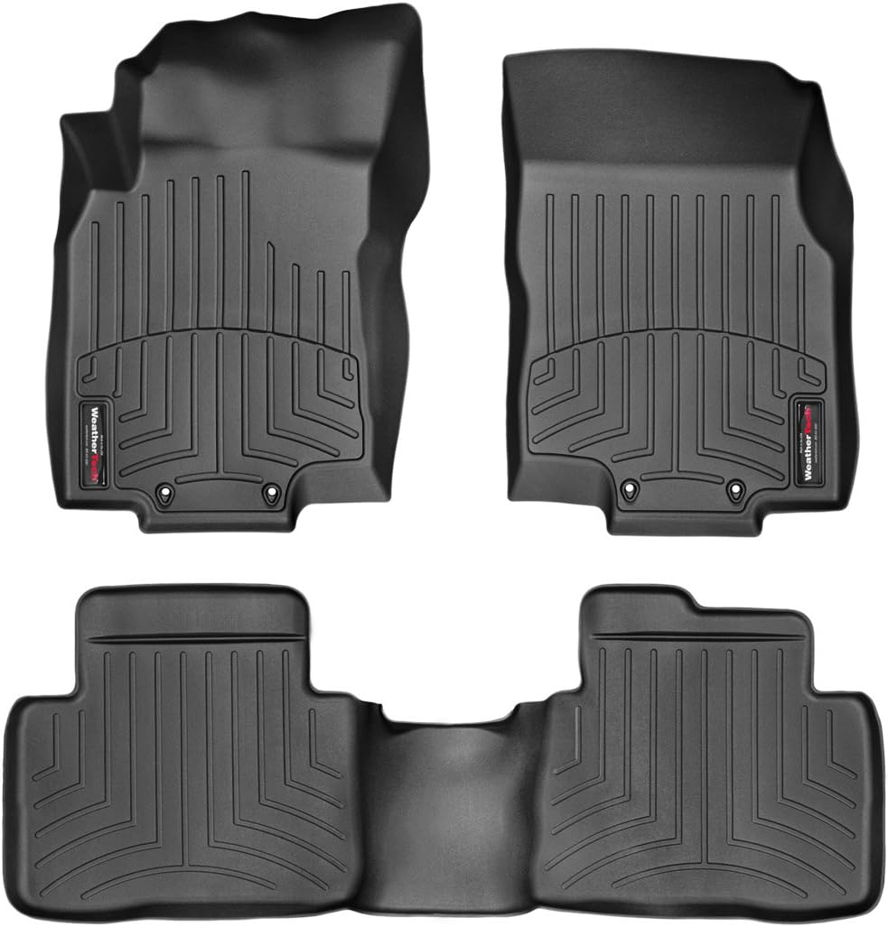 Custom Fit FloorLiner for Nissan Rogue, 1st & 2nd Row (Black) X702024