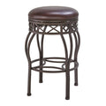 Brown Metal Frame Barstool K97242