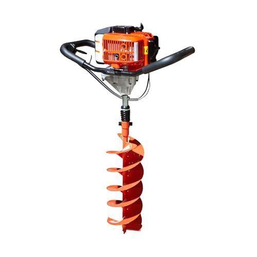 52cc Earth Auger Post Hole Digger with 8 Inch Auger Bit X602