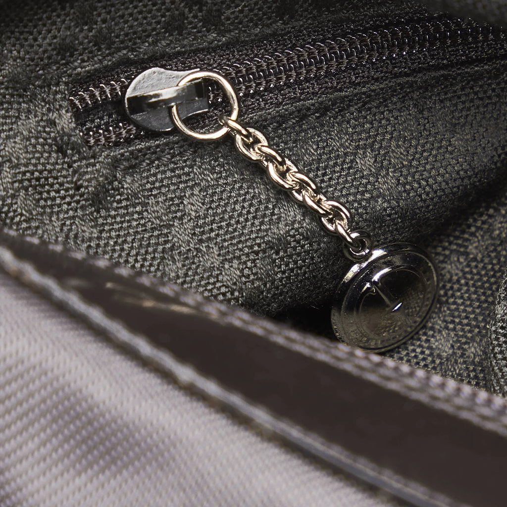 Gray Nylon Shoulder Bag J63004