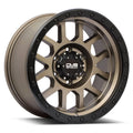 20x9 5x127 -12mm Matte Bronze Beadlock Wheel Y323