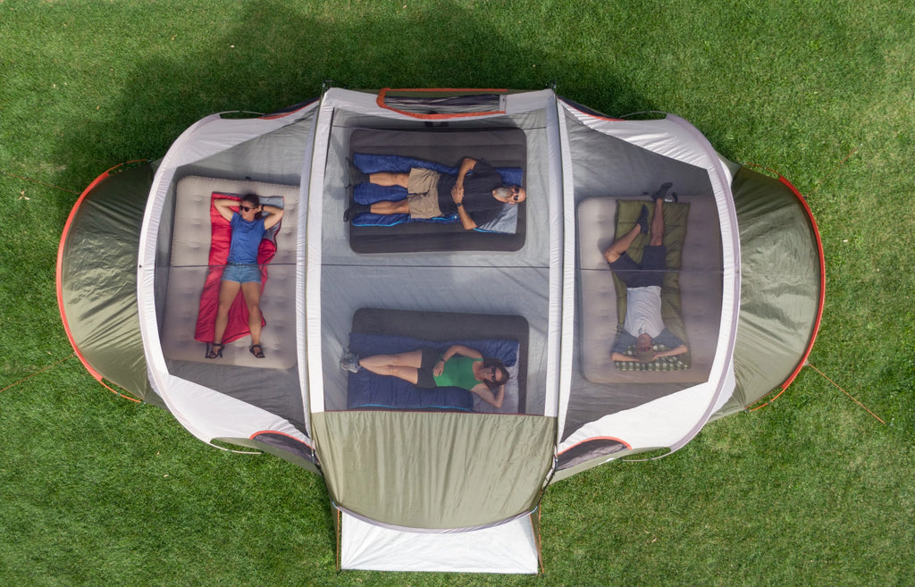18-Person Cabin Tent with 3 Covered Entrances Y22448