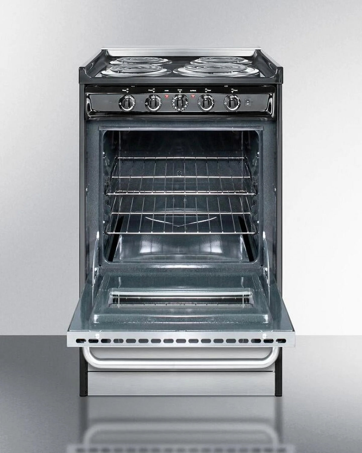 20 in. Slide-in Electric Range with Stainless Steel Doors A9064