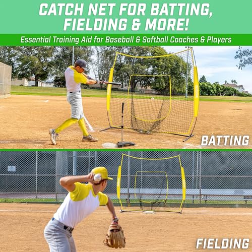 7x7 ft Baseball & Softball Net with Strike Zone H1929