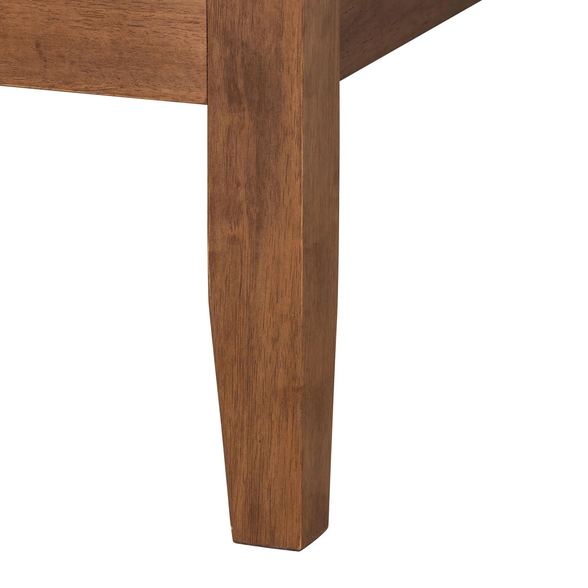 Walnut Brown Wood King Size Platform Bed Z628