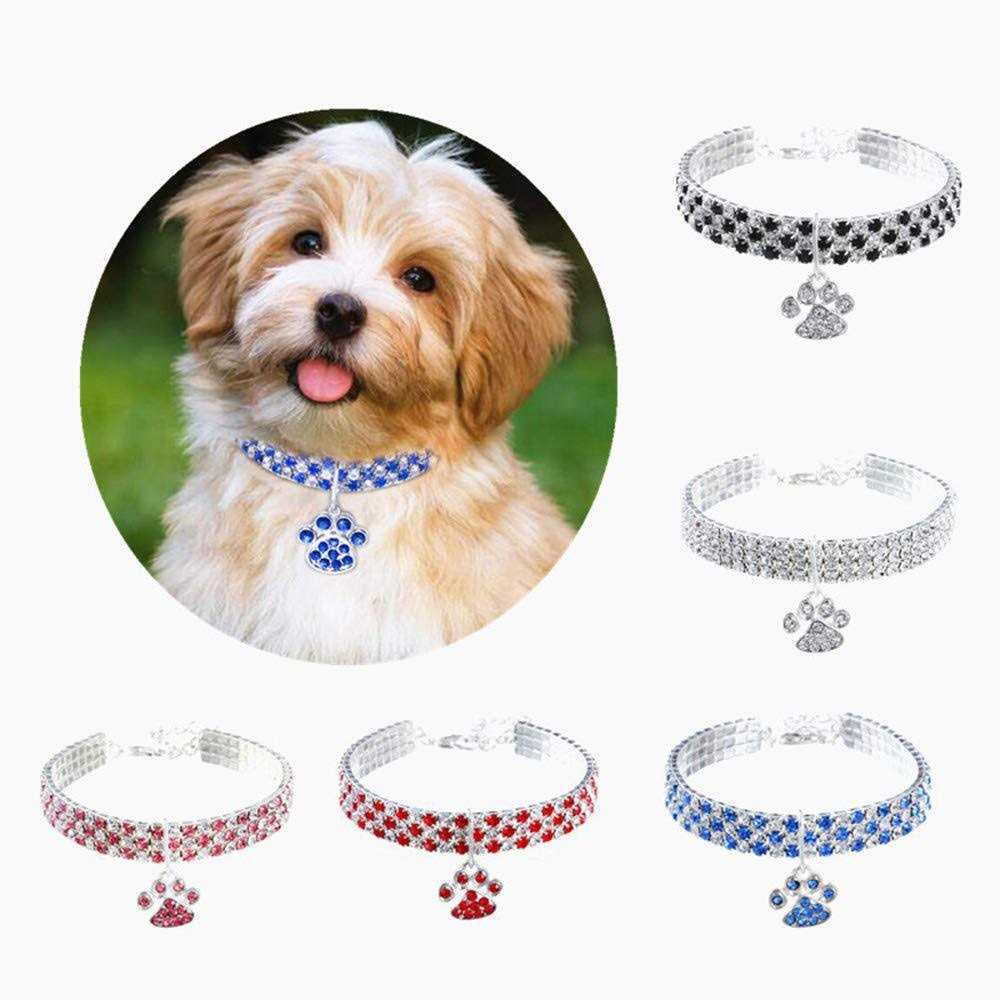 Adjustable Diamond Cat and Dog Collar X877