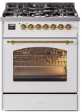 White Dual Fuel Natural Gas Range O29078