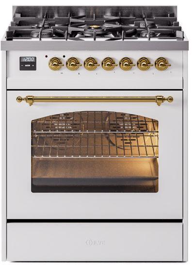 White Dual Fuel Natural Gas Range O29078