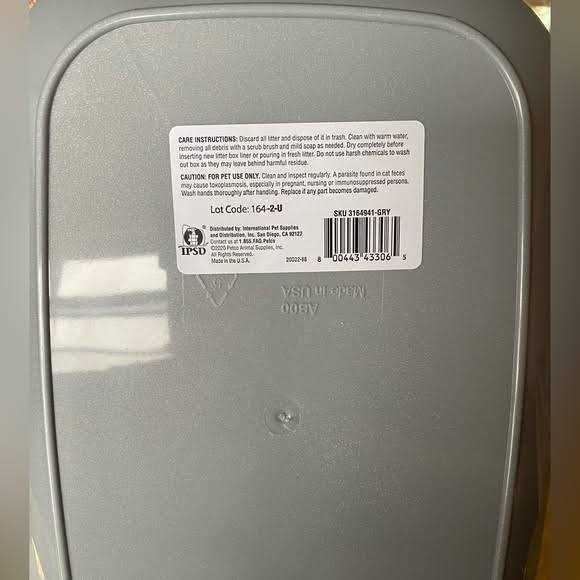 Open Kitten Cat Litter Box G2257