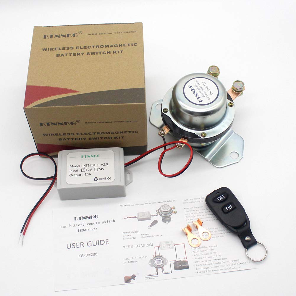 Remote Battery Disconnect Switch DC12V 180A N36016