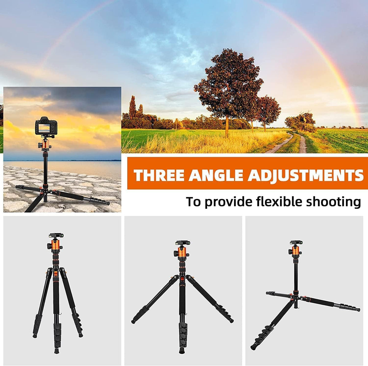 Aluminum Tripod with 360 Degree Ball Head X448921