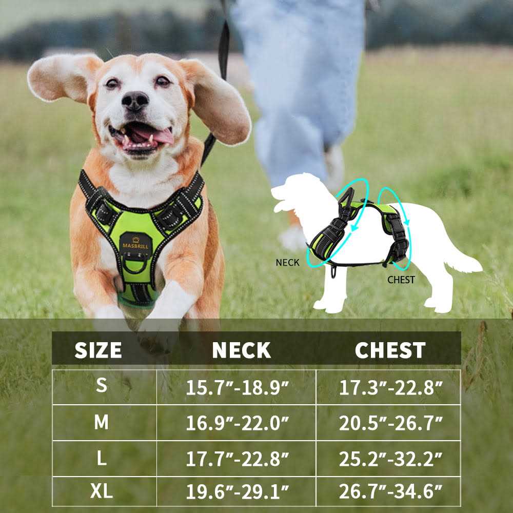 Reflective No Pull Dog Harness with Handle C4016