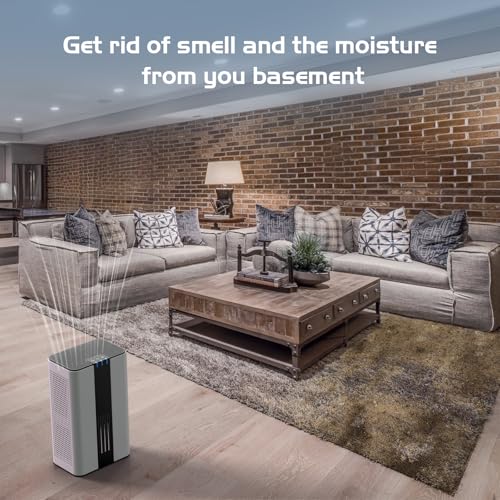 850 Sq.Ft 86OZ Water Tank Dehumidifier with Timer Auto Shut Off K948433