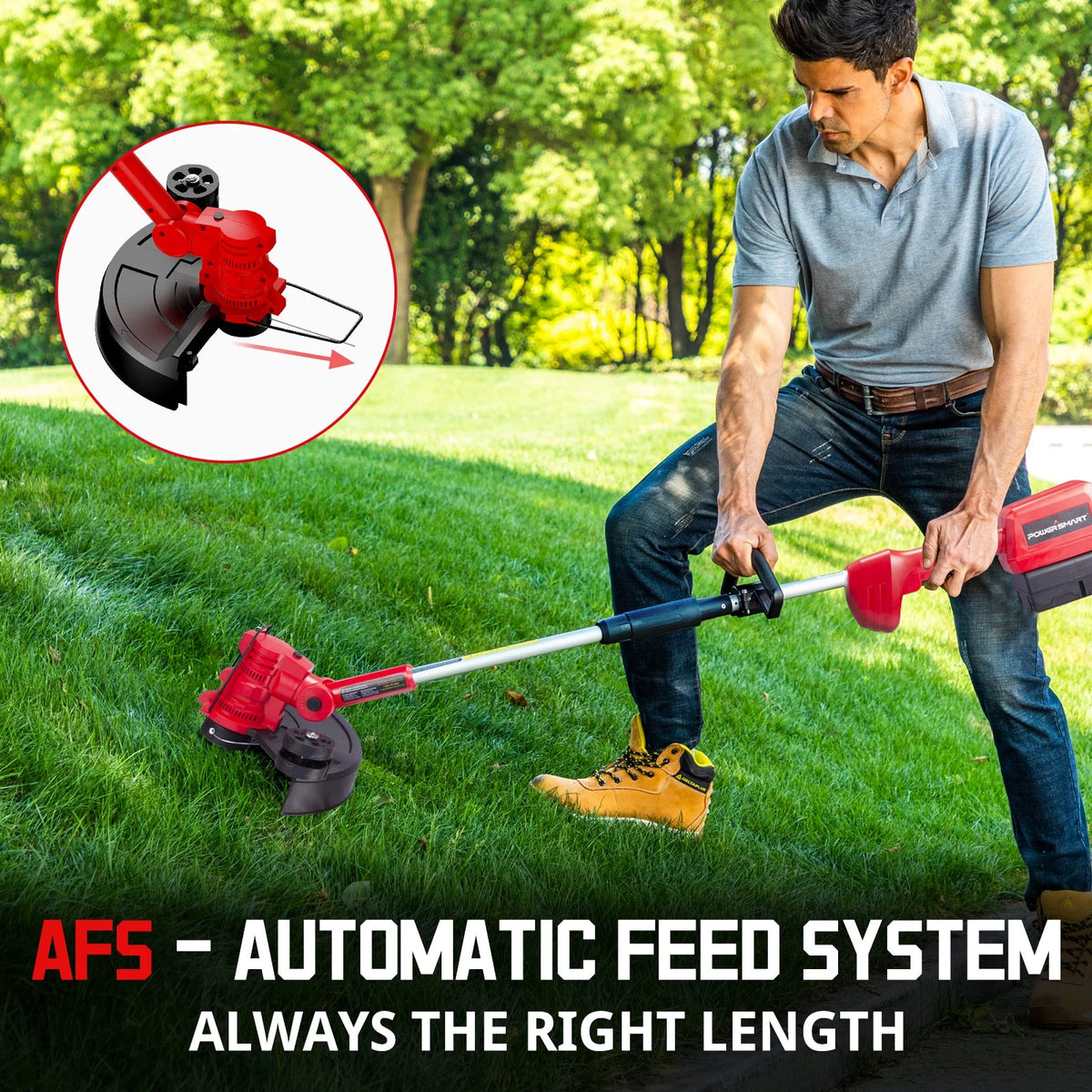 40V 2-in-1 Cordless String Trimmer and Edger J177037